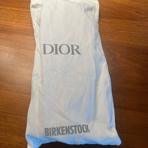 Christian Dior Birkenstock Mens Sandals in Black Euro Size 43 Brand New in Box - Picture 6 of 11